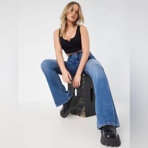 Garage denim flared jeans. Size 00/23